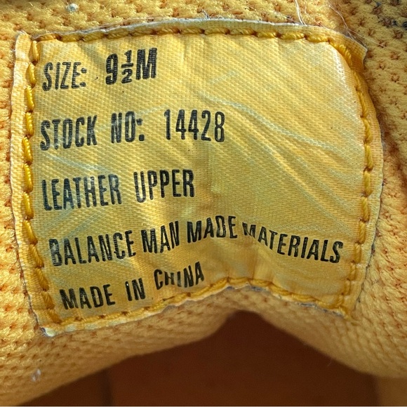 GBX Men’s Size 9.5M Blue Suede Steel Toe Lace Up Short Boots READ - Picture 6 of 9